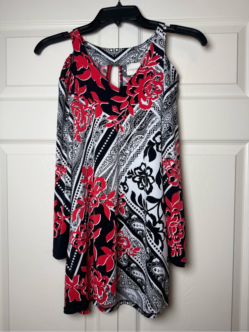 Chico’s‎ Gorgeous Cold Shoulder Tunic Top